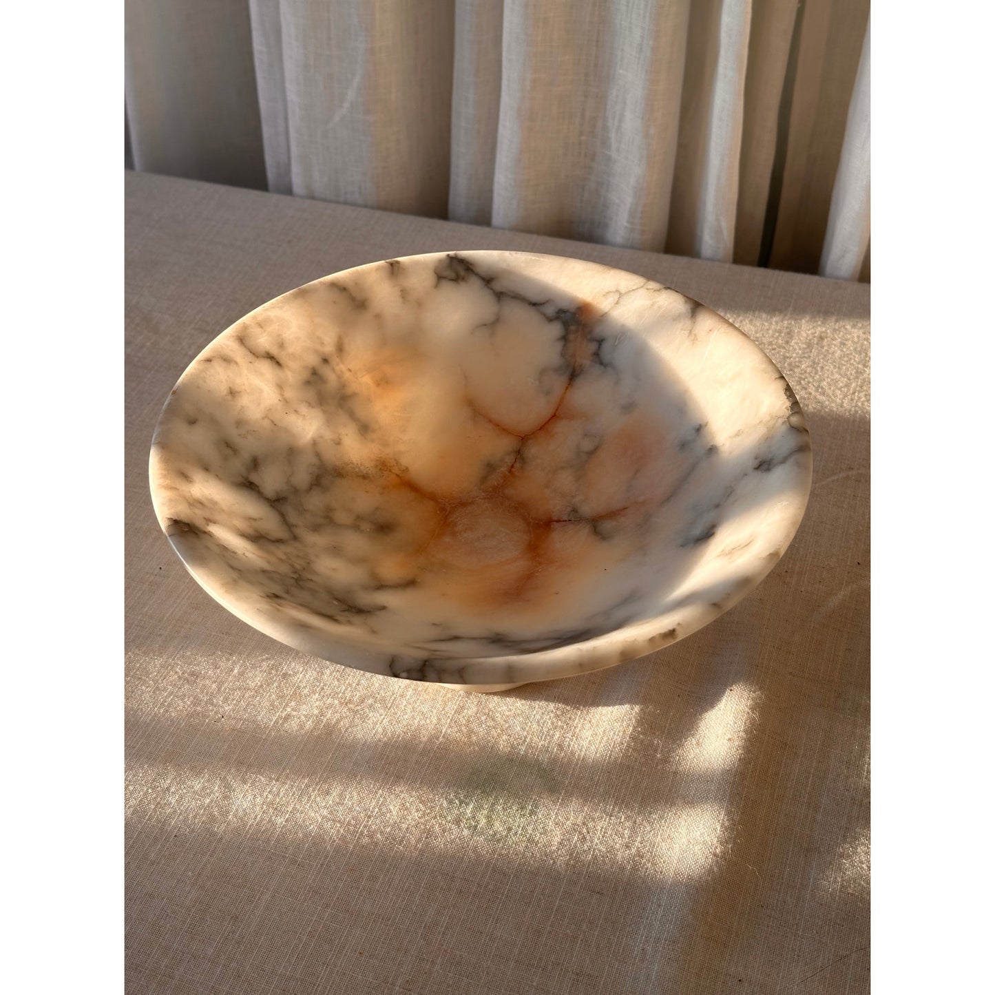 Vintage Alabaster Compote