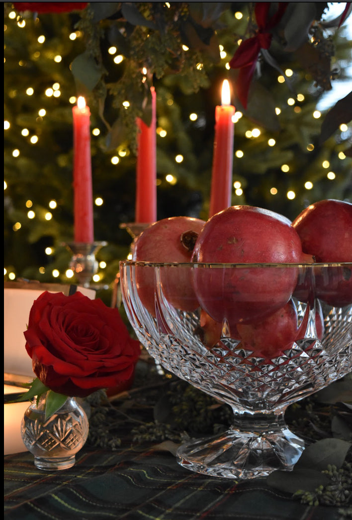 Cristal D'Arques Longchamp Gold Large Footed Fruit Bowl 56oz Pour