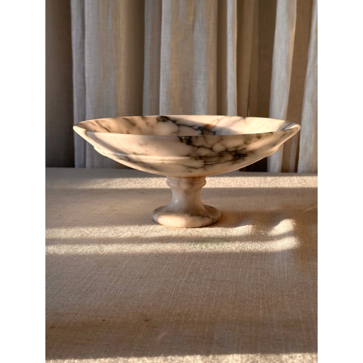 Vintage Alabaster Compote