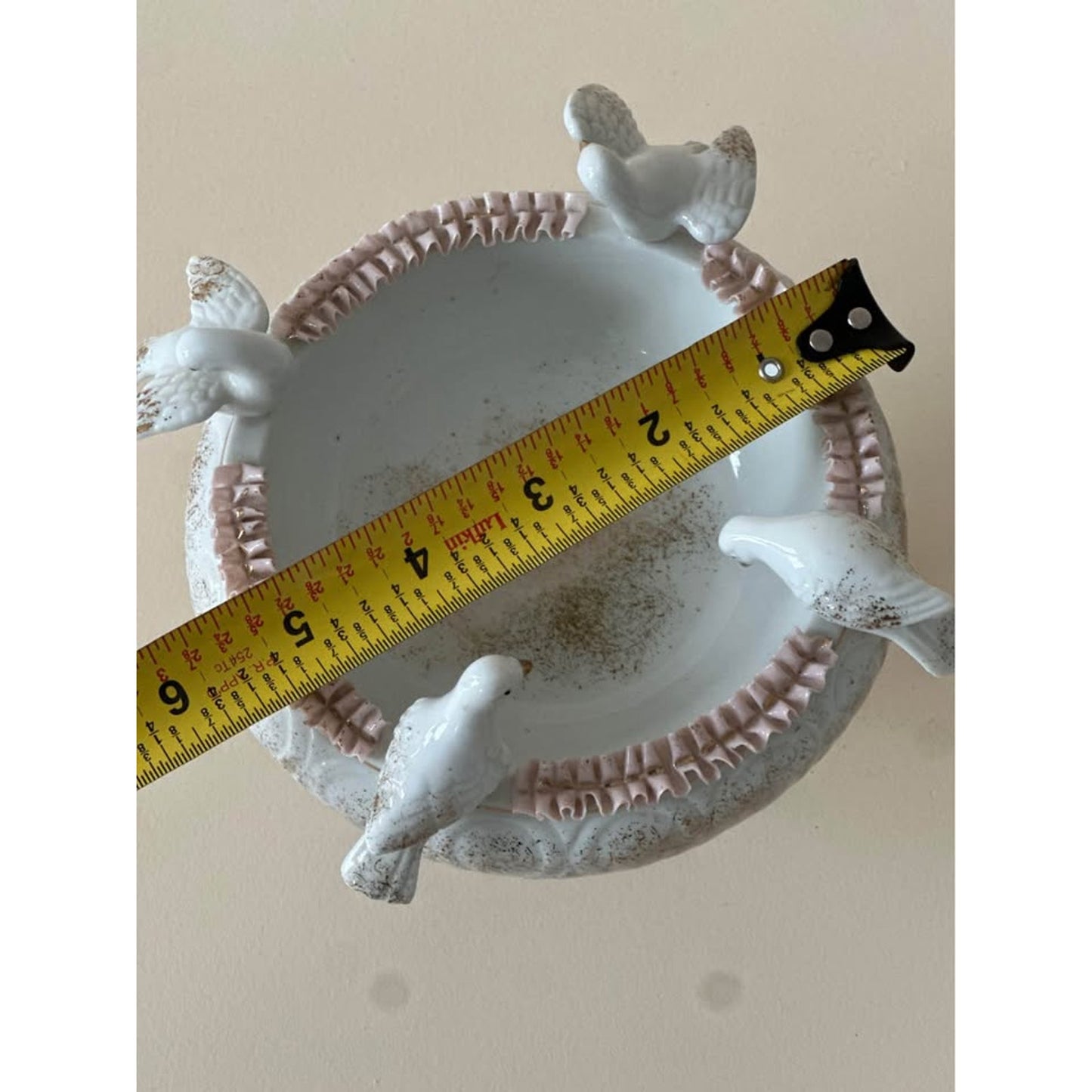 Vintage Napco Ceramic Bird Bath