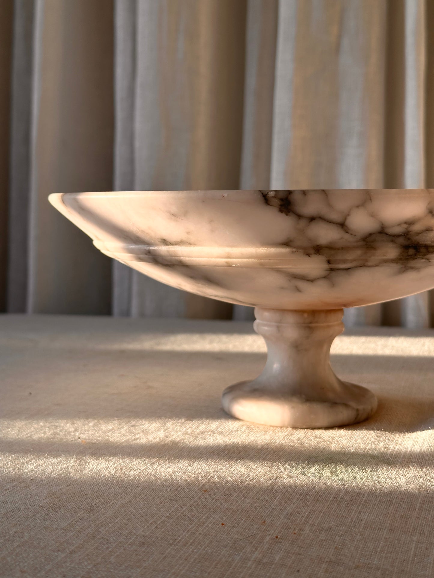 Vintage Alabaster Compote