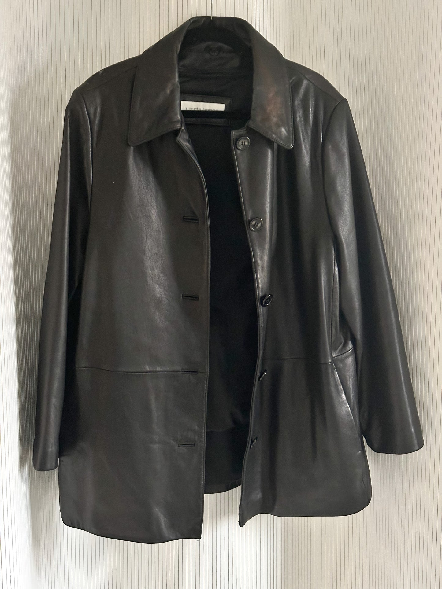 Vintage Liz Claiborne 90's Leather Coat