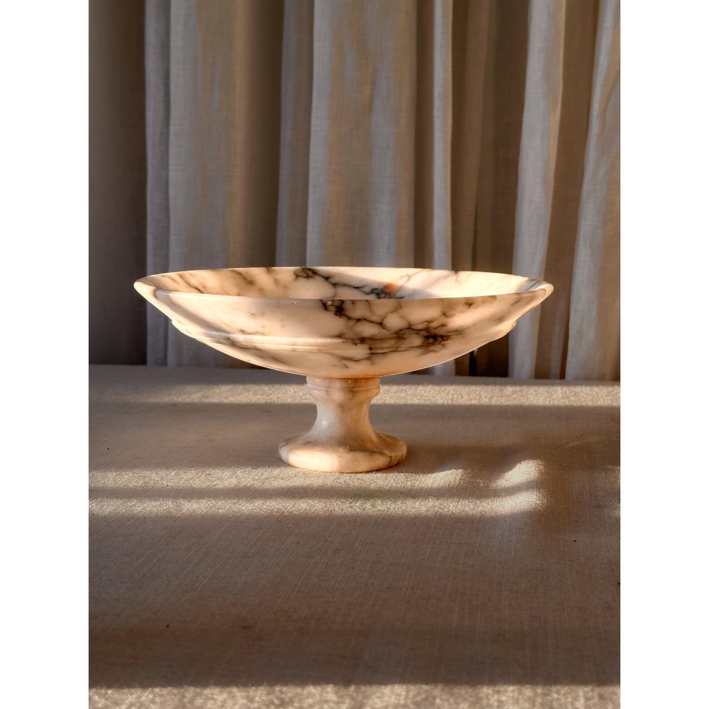Vintage Alabaster Compote