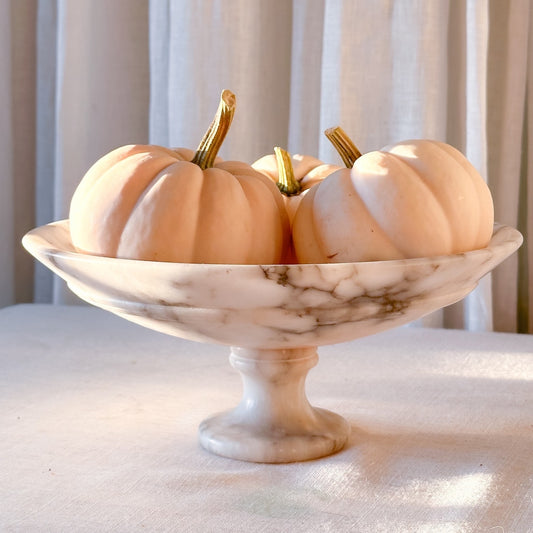 Vintage Alabaster Compote