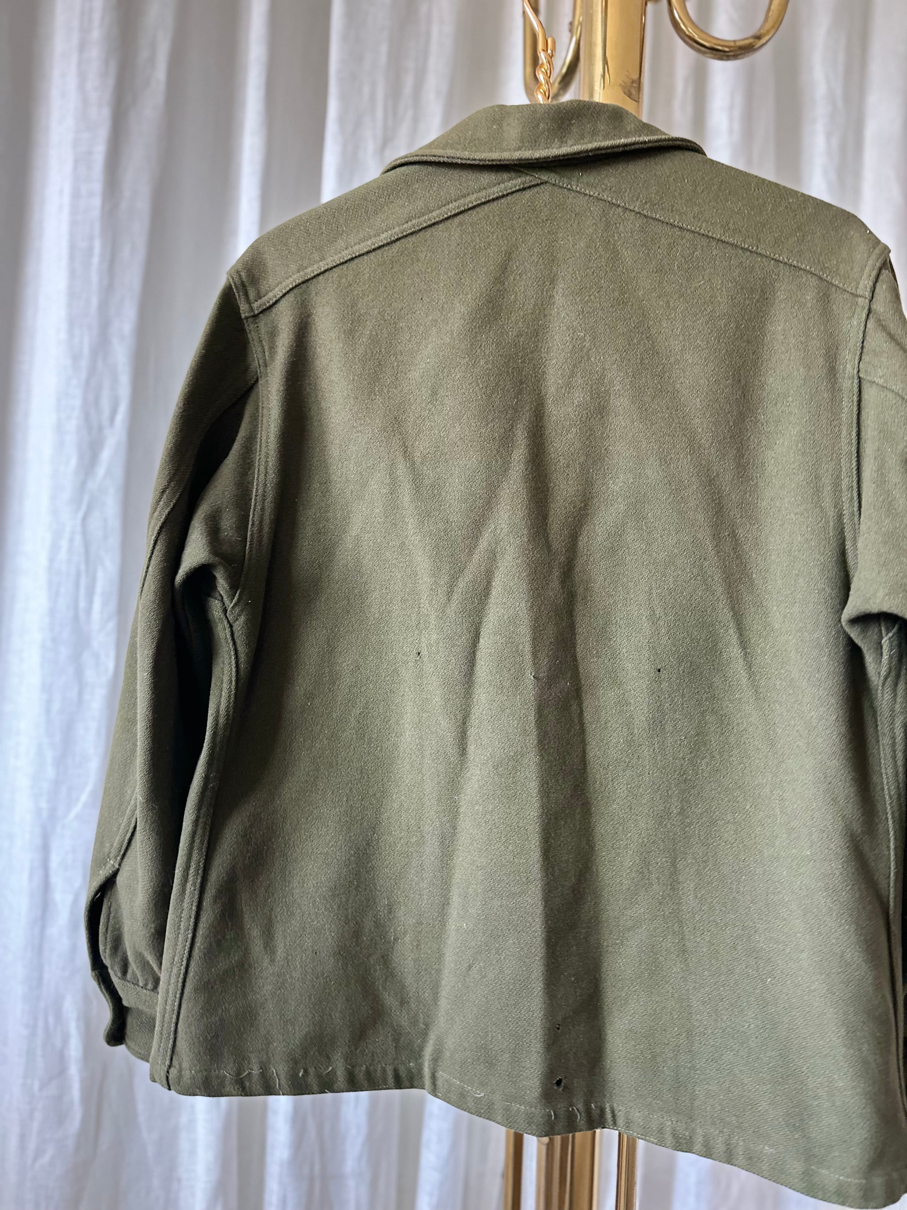Green Wool Military