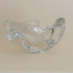 Sevres Freeform Crystal Ashtray | Mid-Century French Art Glass
