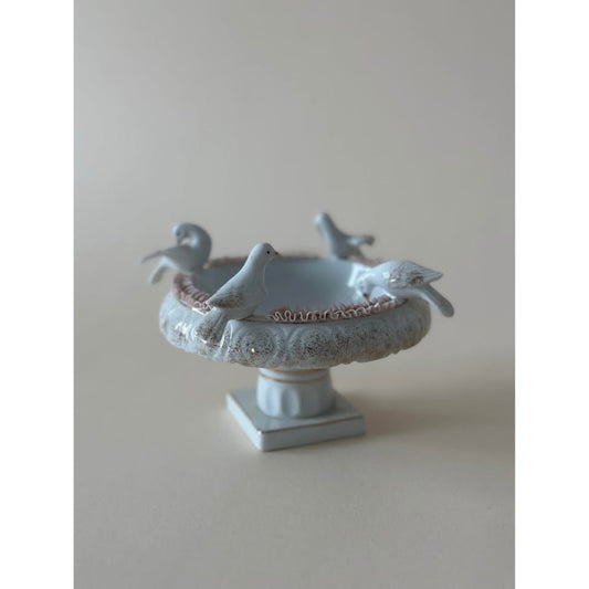 Vintage Napco Ceramic Bird Bath