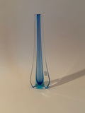 Blue Art Glass Vase
