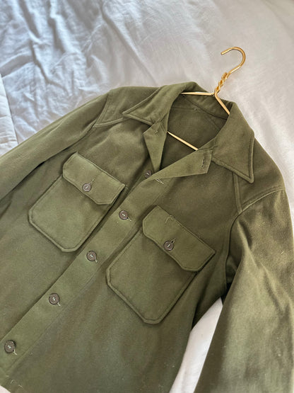 Green Wool Military