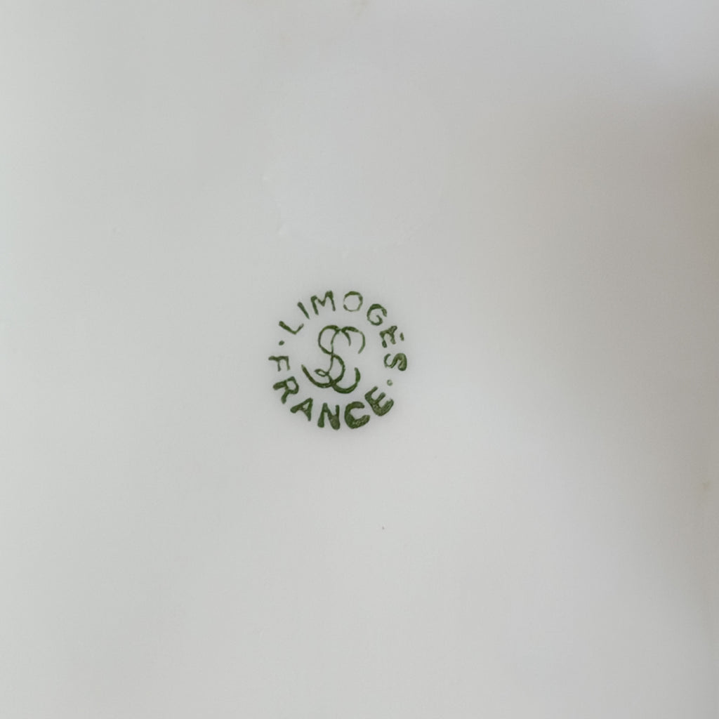Limoges Porcelain Jardinière | French Rococo Cachepot with Handles