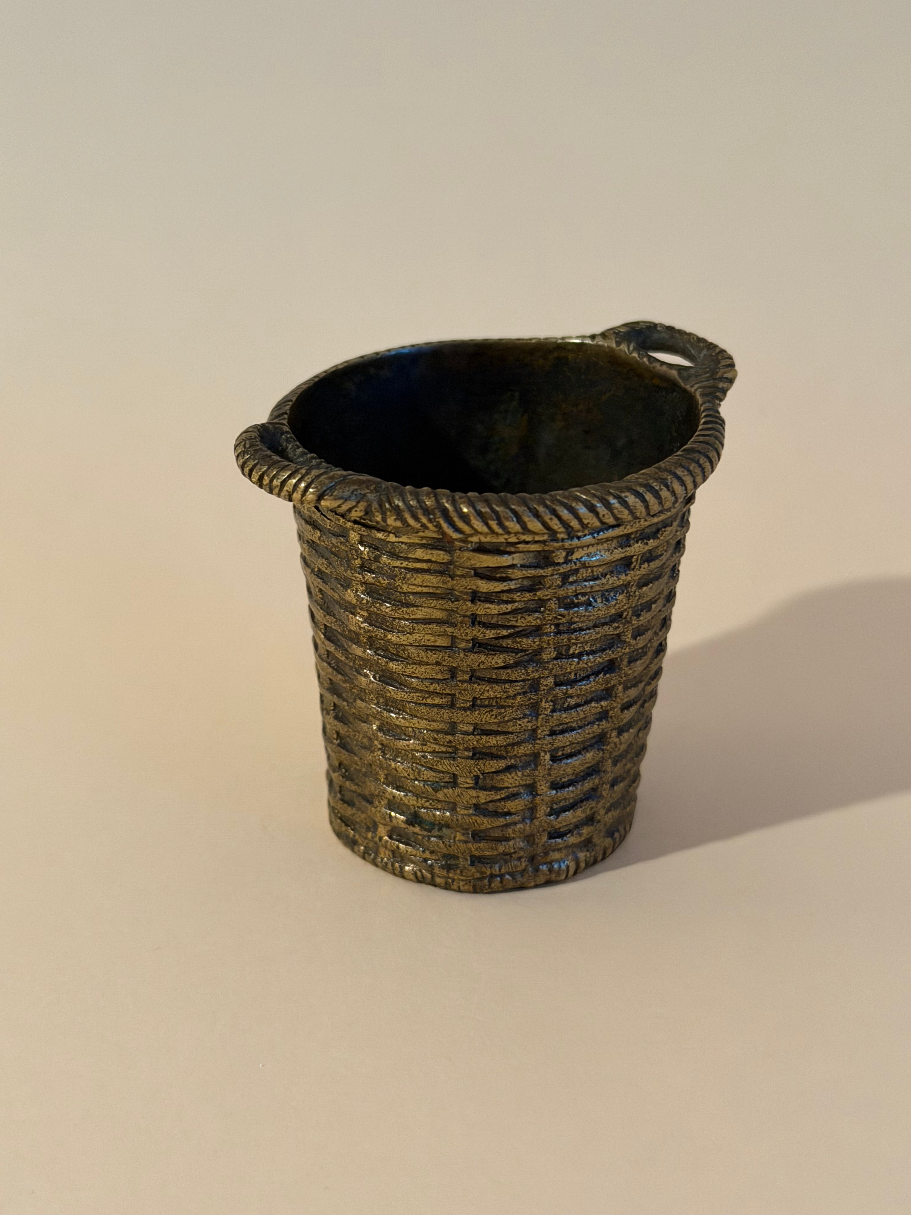 Brass Mini Basket