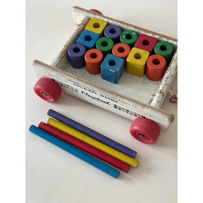 Vintage PlaySkool Col-o-rol wagon