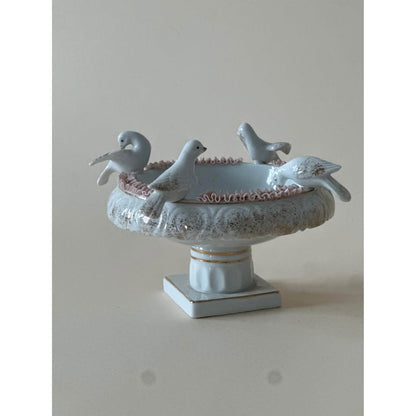 Vintage Napco Ceramic Bird Bath