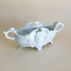 Limoges Porcelain Jardinière | French Rococo Cachepot with Handles