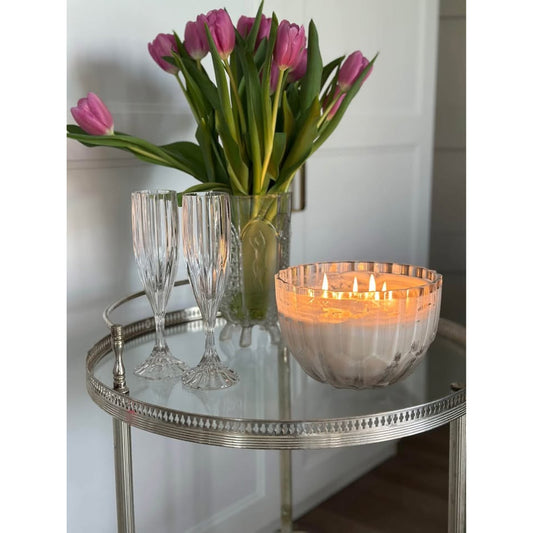 Vintage Regency Bar Cart