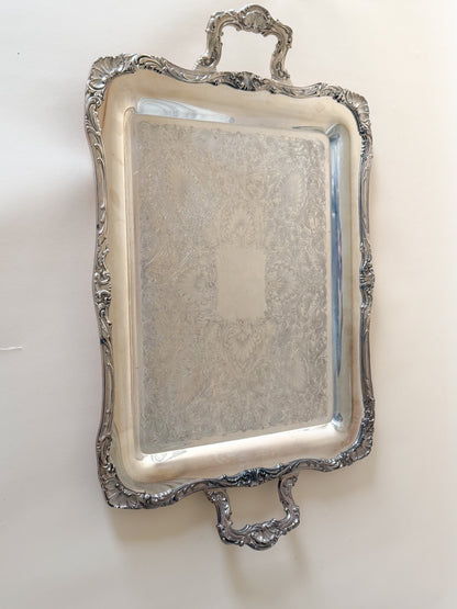 Harlequin Silver Plate Tea & Coffee Service with Tray