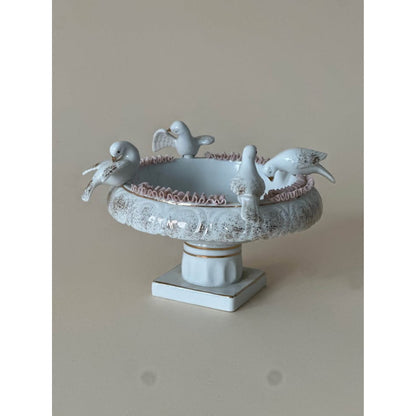 Vintage Napco Ceramic Bird Bath