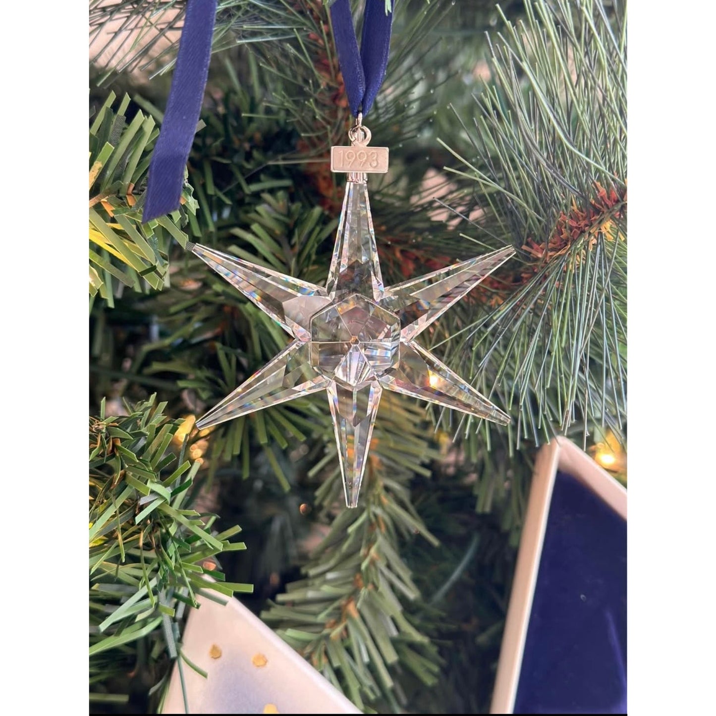 1993 Swarovski Snowflake Ornament - In Box