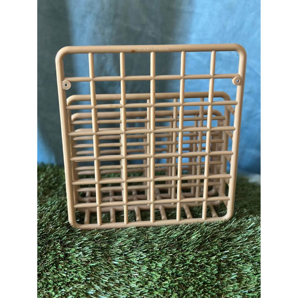 Vintage Yaffa Large Organizer in Tan