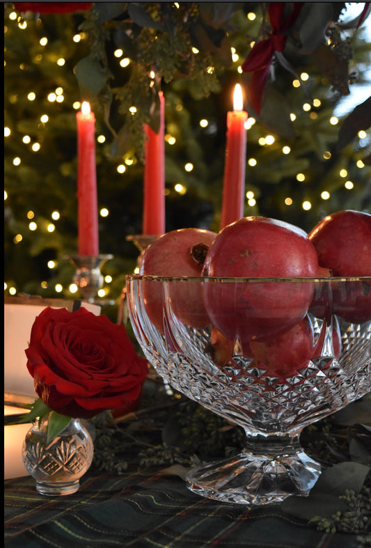 Cristal D'Arques Longchamp Gold Large Footed Fruit Bowl 56oz Pour