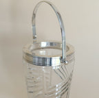 Vintage French Crystal Ice Bucket