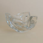 Sevres Freeform Crystal Ashtray | Mid-Century French Art Glass