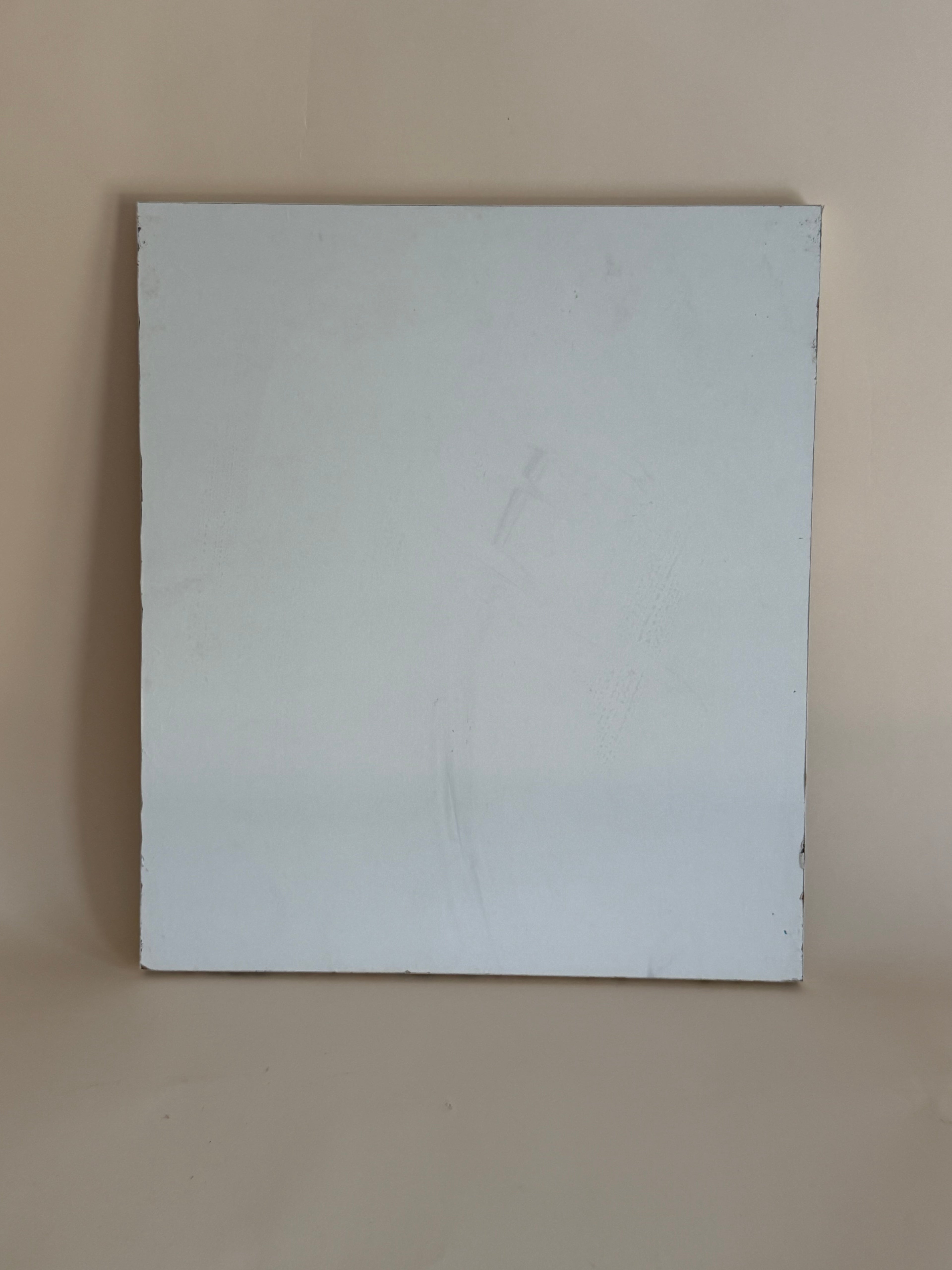 Modern Figurative French Nude Oil Painting on Board