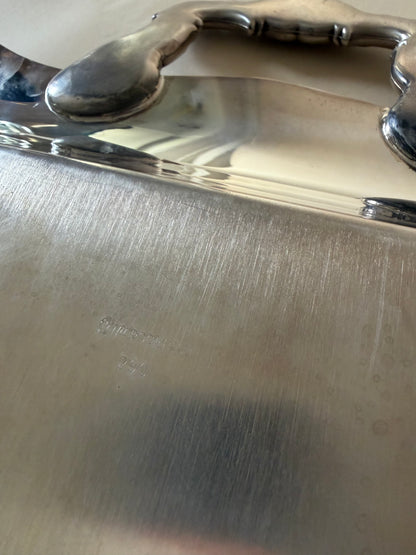 Harlequin Silver Plate Tea & Coffee Service with Tray