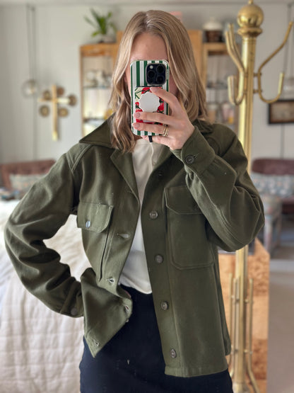 Green Wool Military