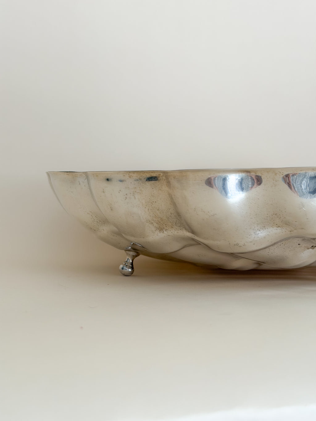 Porciani Silverplate Shell Tray