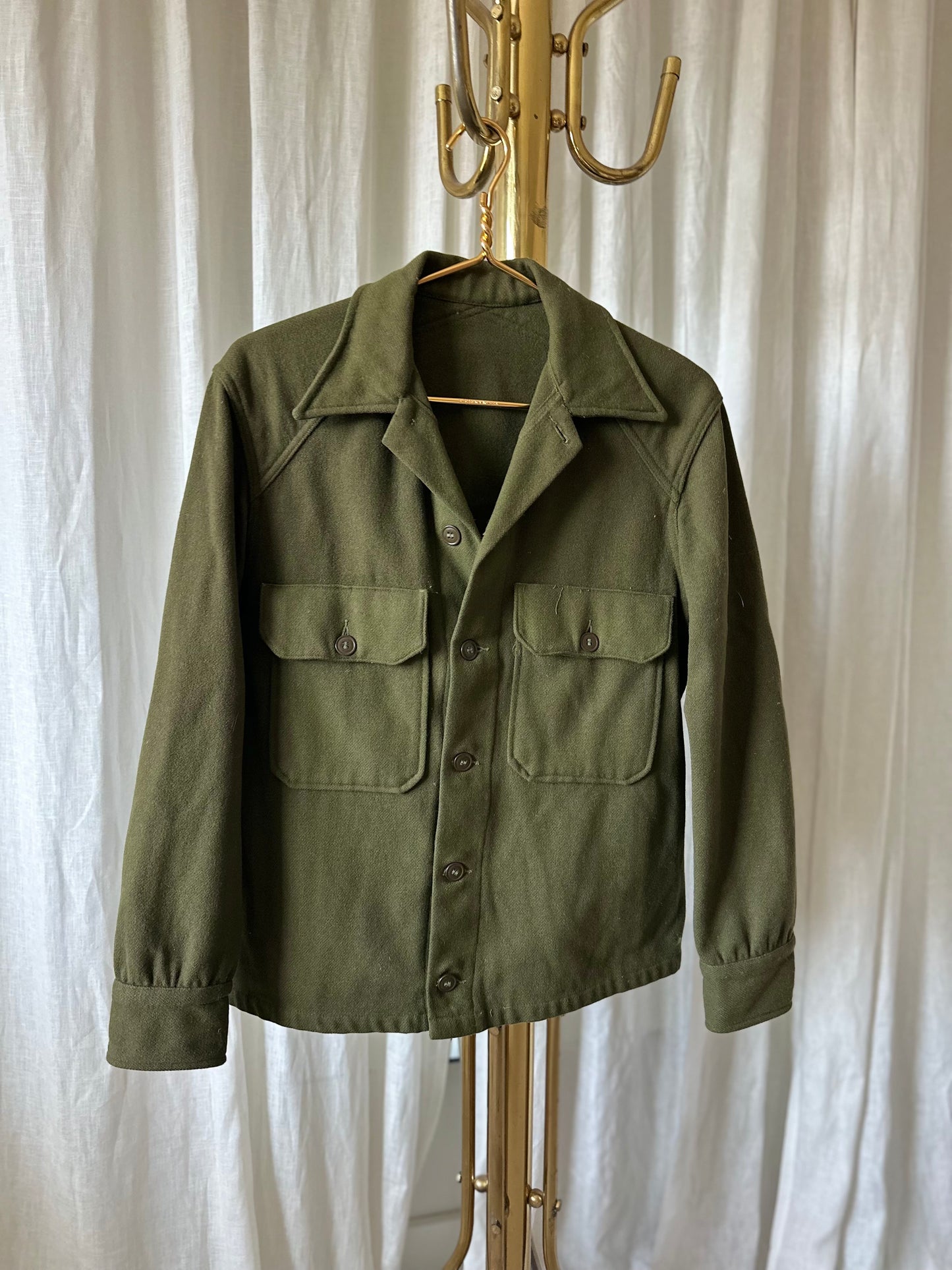 Green Wool Military