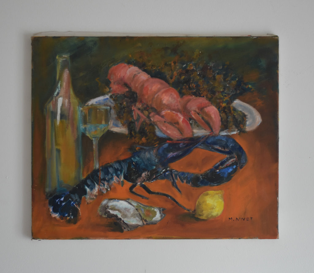 French Lobster & Seafood Still Life