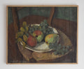 French Fruit Still Life on Canvas