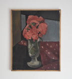 He Remembered - French Coral Floral Still Life