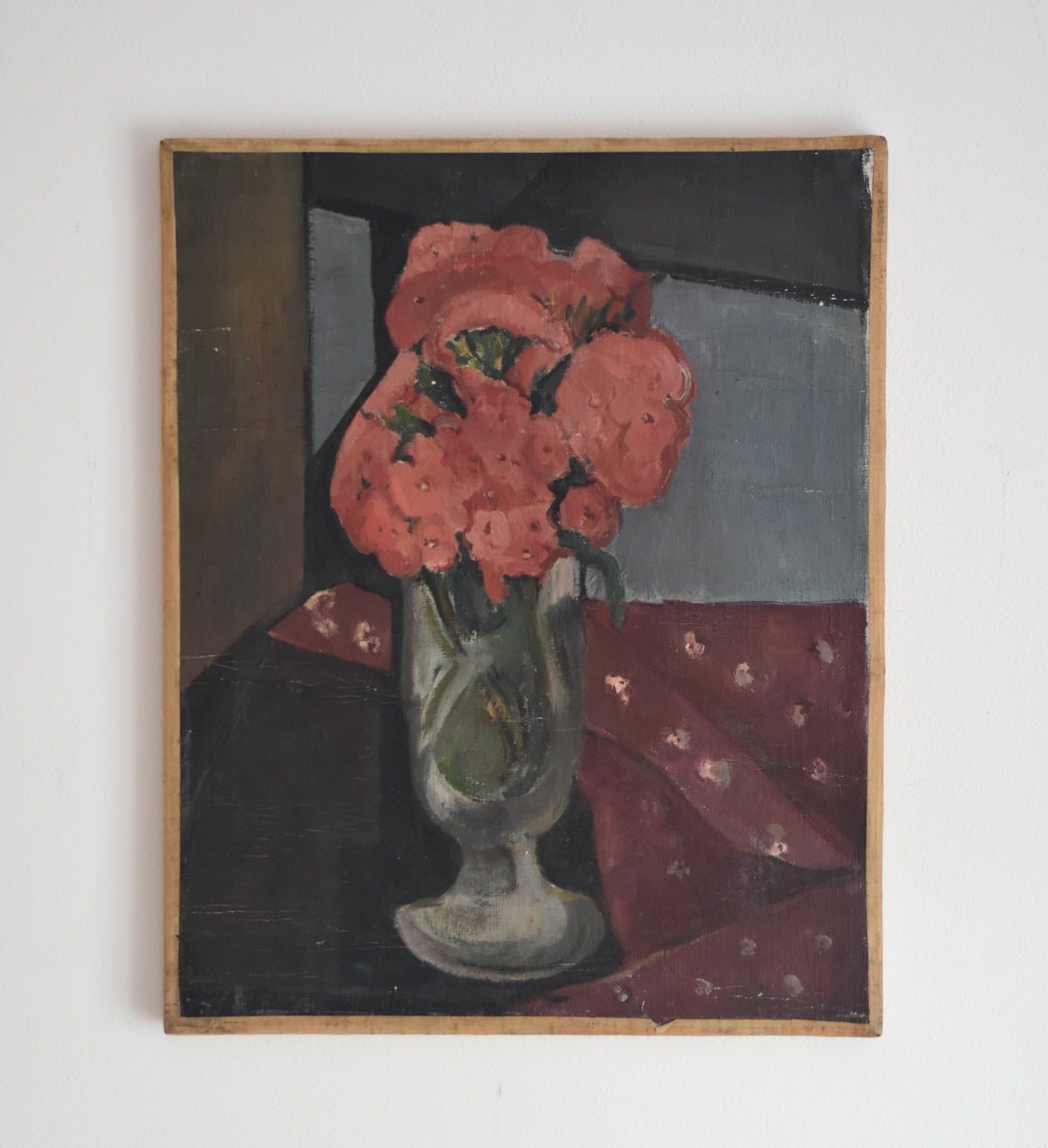 He Remembered - French Coral Floral Still Life
