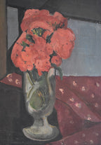 He Remembered - French Coral Floral Still Life