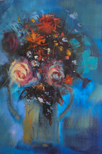 Floral in Blue