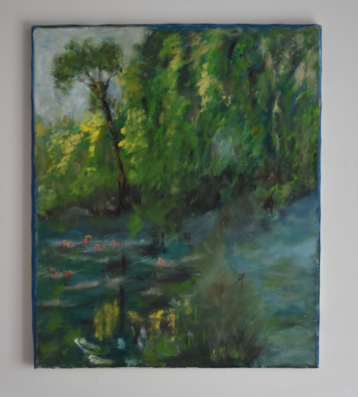 Serenity - French Water Lily Pond Landscape