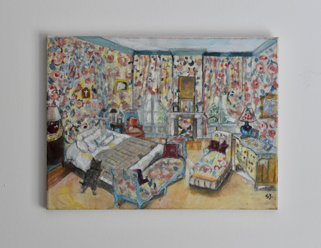 The Wallpaper Room - Original Painting