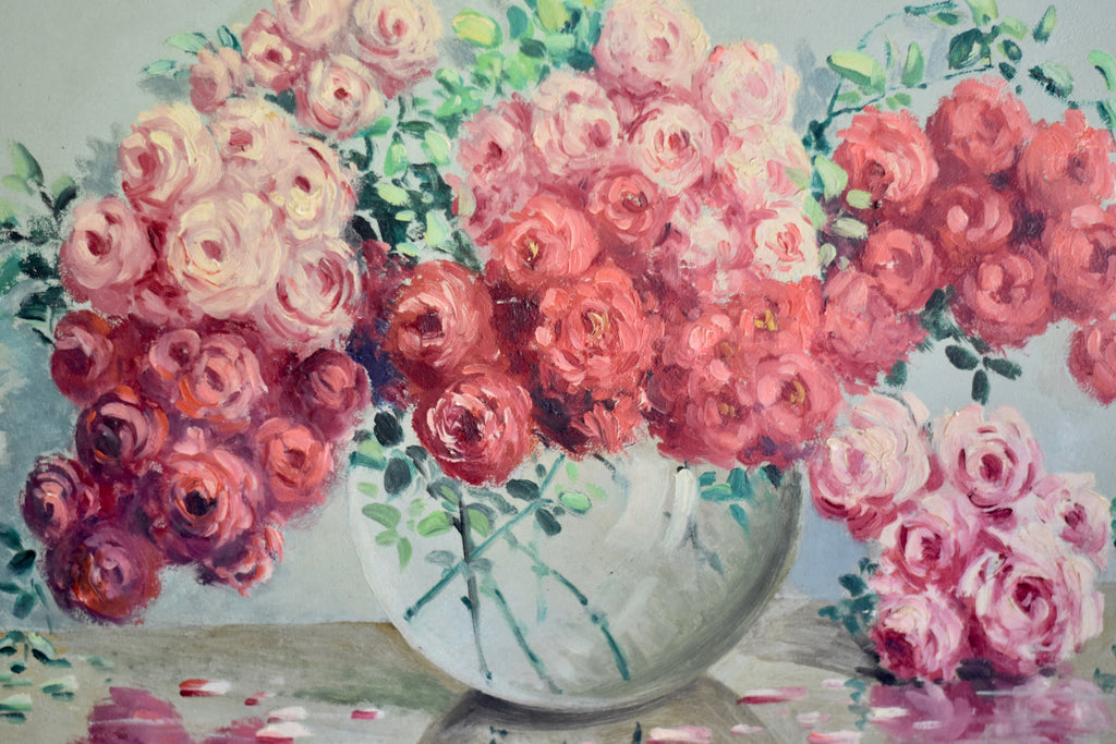 Rose Study | Large Original Floral Oil on Canvas