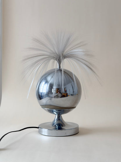 Vintage Fantasia Fiber Optic Rotating Lamp