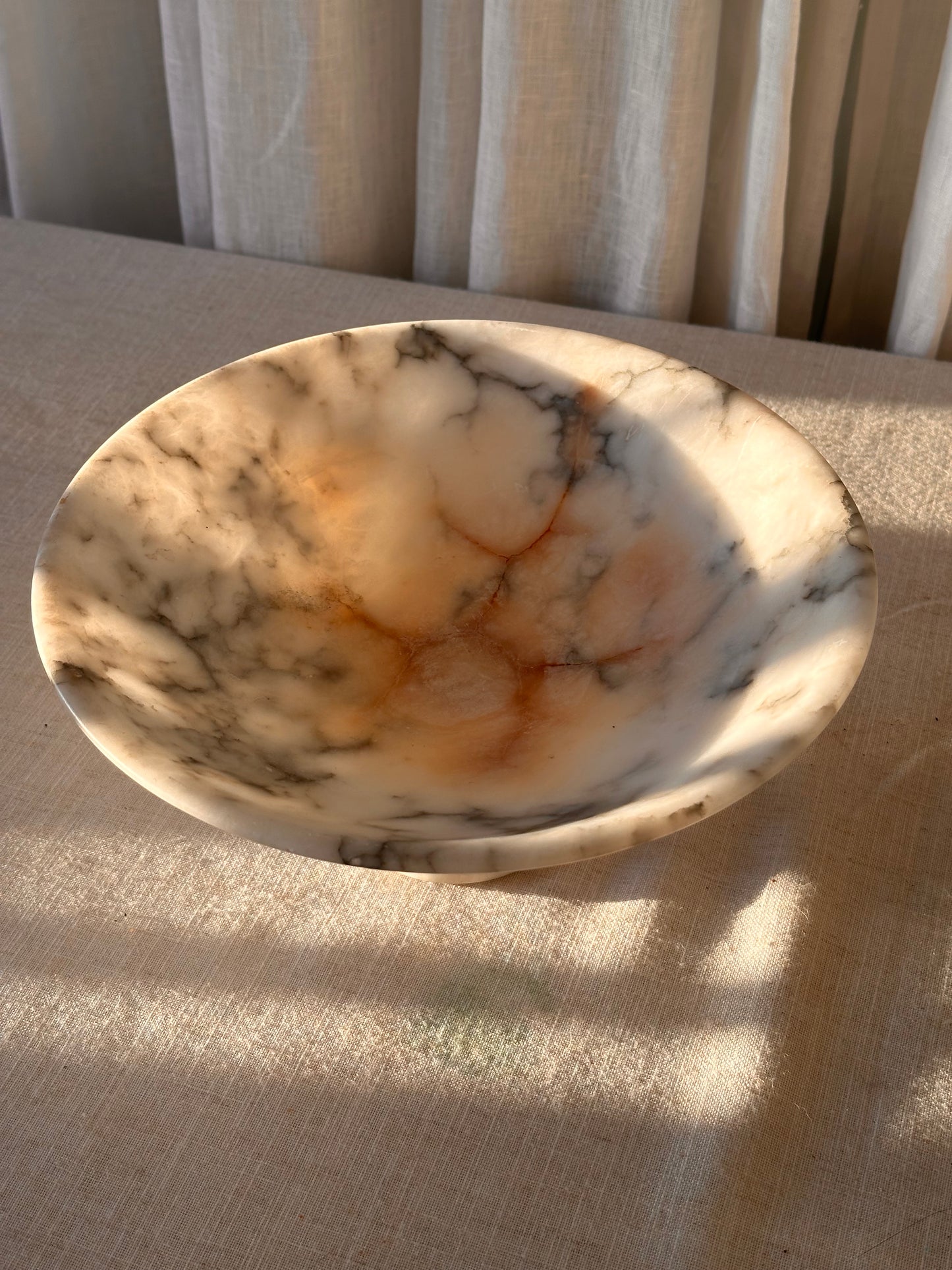 Vintage Alabaster Compote