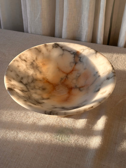 Vintage Alabaster Compote