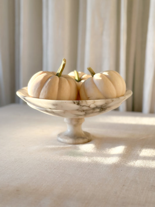 Vintage Alabaster Compote