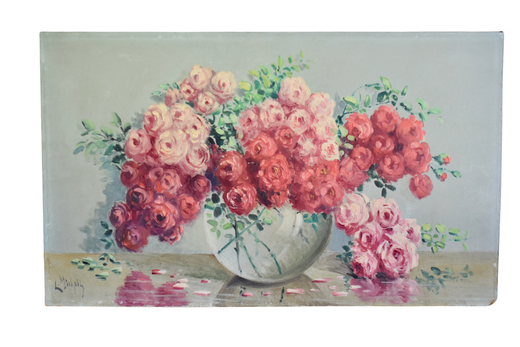 Rose Study | Large Original Floral Oil on Canvas