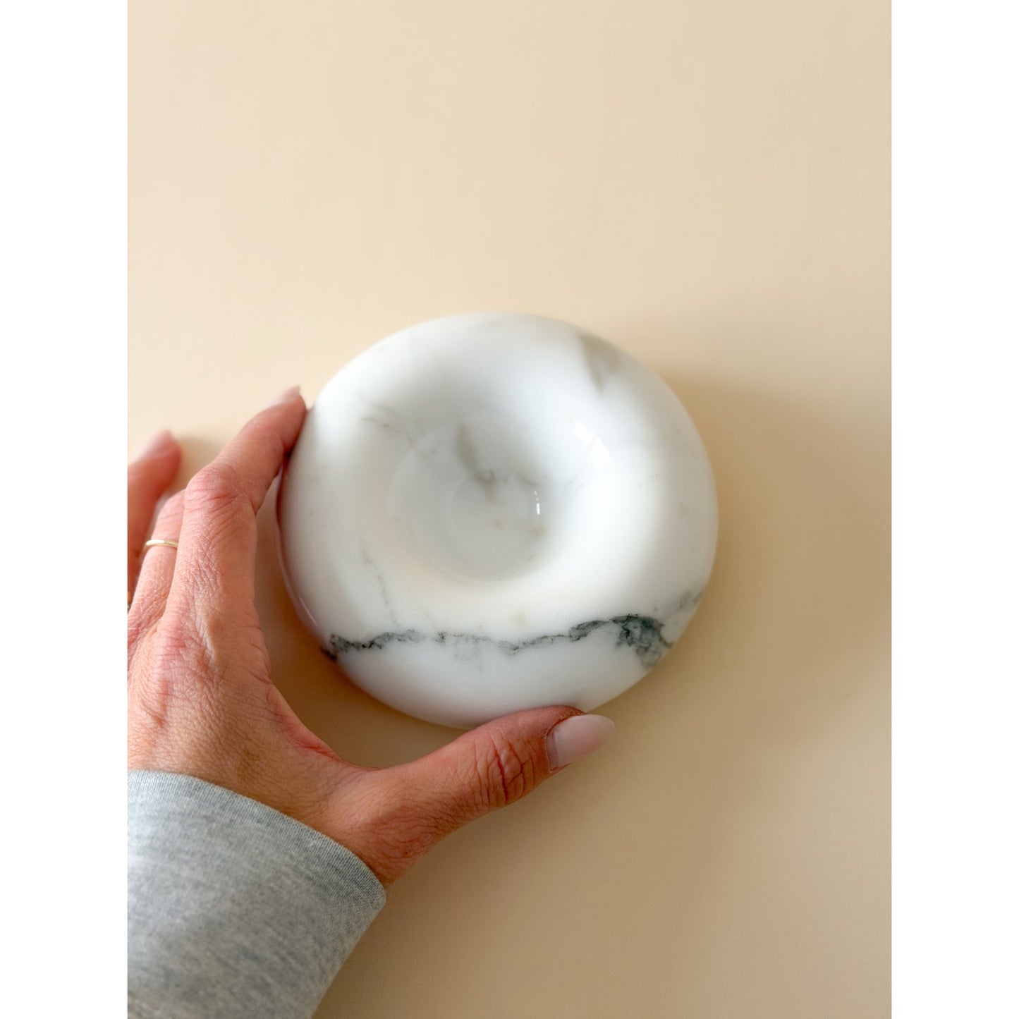 Italian Marble ‘Conchetta’ Dishes — Egidio Di Rosa & Pier Alessandro Giusti for Up & Up, 1971 (Pair)