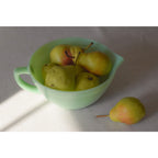 Vintage Fire King Jadeite Green Glass Mixing Bowl with Handle