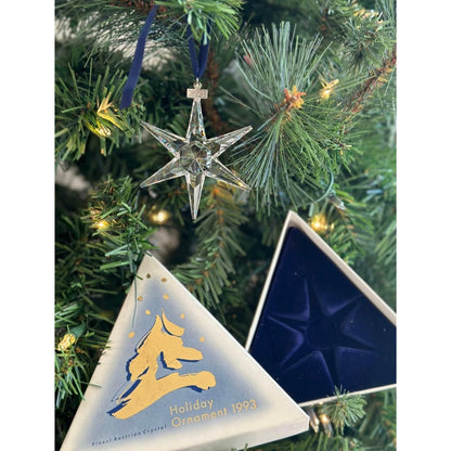 1993 Swarovski Snowflake Ornament - In Box