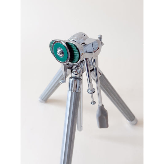 Vintage VIVO 9-Section Elevator Chrome Tripod with Case