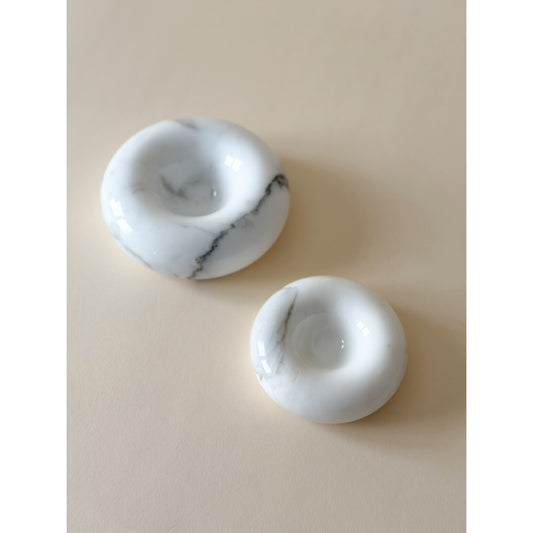 Italian Marble ‘Conchetta’ Dishes — Egidio Di Rosa & Pier Alessandro Giusti for Up & Up, 1971 (Pair)